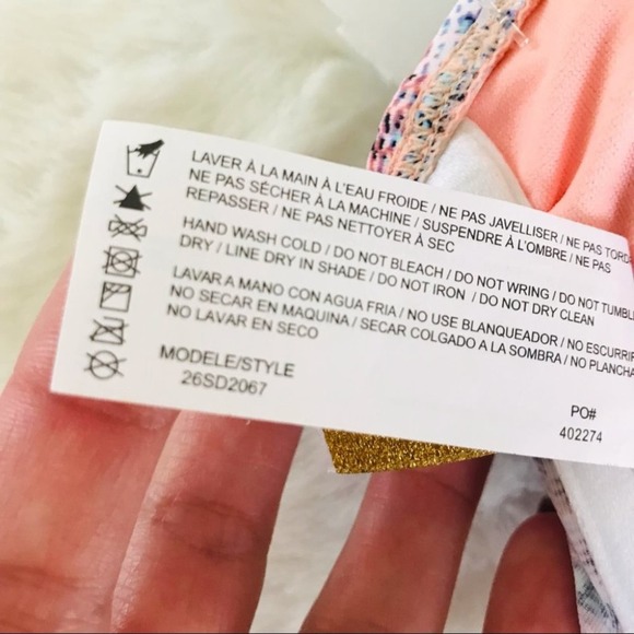 Ninety Five Degrees Stripe Multicolor Bikini Set, M (Top & Bottom) - Picture 12 of 14